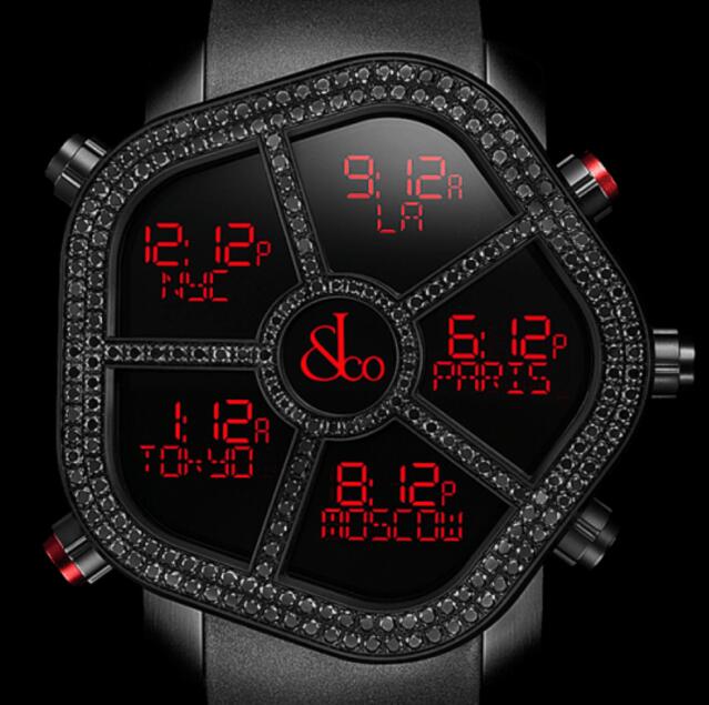 Jacob & Co GHOST BLACK GEMS BEZEL GH100.11.SU.PB.A Replica watch